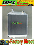 GPI Aluminum Radiator   &FAN  FOR Radtec Jaguar XK150 Roadster DHC FHC1950S 1957-1960 1957  1958 1959 1960