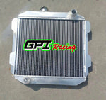 GPI Aluminum Radiator &Fan FOR FORD CAPRI II MK1 2600/2800 V6 LHD 1971-1977 1971 1972 1973 1974 1975 1976 1977