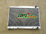 GPI Aluminum radiator + FAN for Nissan R33 Nissian Skyline R34 GTT rb25det  rb25de