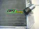 Aluminum Radiator +FAN for 1988-1997 toyota Hilux Surf LN106 /LN107 2.8L 3.0L diesel import MT 1989 1990 1991 1992 1993 1994 1995 1996