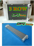 GPI 3 ROW for Mazda RX2 RX3 RX4 RX5 Radiator with heater pipe + Aluminum Oil Cooler