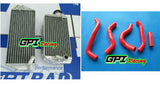 GPI NEW GPI R&LH aluminum Radiator + HOSE FOR Suzuki RMZ450 RMZ 450 2007