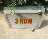 3 ROW Aluminum radiator +Fan For Land Cruiser HJ45 HJ47 H 3.6 2H 4.0 Diesel manual