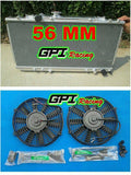 GPI aluminum radiator + FAN for For TOYOTA CELICA GT4 3S-GTE ST185 1990-1994 1990 1991 1992 1993 1994 ST185