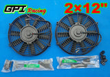 GPI Aluminum Radiator Shroud  &fan FOR Nissan Silvia S13 SR20DET 1989-1994 1989 1990 1991 1992 1993 1994 MT