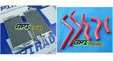 GPI R&L Aluminum Radiator + HOSE FOR 2002-2004 Honda CR125 CR125R CR 125R 2002 2003