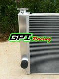 GPI Aluminum Radiator for FORD Falcon XC XD XE XF V8 or 6 cylinder Manual & 2 × FANS