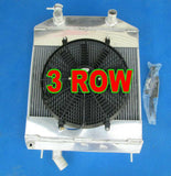 GPI Aluminum Radiator   &FAN  FOR Radtec Jaguar XK150 Roadster DHC FHC1950S 1957-1960 1957  1958 1959 1960