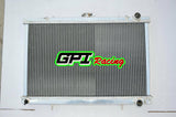 GPI 52MM aluminum RADIATOR & shroud& fan FOR NISSAN SKYLINE S13 CA18 R32 RB20