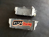 ALUMINUM RADIATOR FOR HM CRM F125X DERAPAGE RR 4T 2010-2017 2010 2011 2012 2013 2014 2015 2016 2017