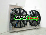 GPI Aluminum Radiator Shroud +FAN FOR Nissan Skyline GTR/GTS-T/GTT BCNR33/ECR33/ER34 RB25DET/RB26  MT RB25/RB26