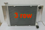 GPI 3core Aluminum Radiator &fan for Mazda RX2 RX3 RX4 RX5 RX7   without Heater pipe MT