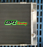 GPI Aluminum radiator + fans for 1983-1998 VW Golf 2 & Corrado VR6 Turbo Manual MT 1991 1992 1993 1994 1995 1996 1997 1998 83 84 85 86 87 88 89 90