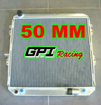 50MM Aluminum radiator +shroud & fan fit 88-97 Toyota Surf Hilux 2.4/2.0 LN130 AT/MT 1988 1989 1990 1991 1992 1993 1994 1995 1996 1997