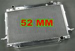 52mm Aluminum Radiator + Fans For Toyota Landcruiser 80 Series FJ80 R FZJ80 4.2L 4.5L MT