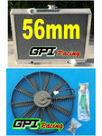 GPI new  aluminum Radiator & fan for Mitsubishi Starion MT MANUAL 1982-1987 1983 1984 1985 1986 1987