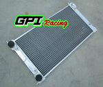 2 Row Aluminum Radiator & Fans for 1980-1992 VW GOLF MK1 MK2 GTI SCIROCCO 1.6 1.8 8V MT 1980 1981 1982 1983 1984 1985 1986 1987 1988 1989 1990 1991