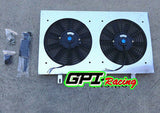 GPI 3ROW aluminum RADIATOR & shroud + fan FOR NISSAN SKYLINE S13 CA18 R32 RB20 1988-1995 1988 1989 1990 1991 1992 1993 1994 1995