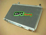 Aluminum Racing Radiator + FAN For 2003 -2006 Nissan Fairlady 350Z Z33 Manual 2003 2004 2005 2006