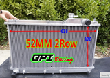 GPI 52mm Aluminum Radiator  For   1990-1997 MAZDA MIATA MX5 MX-5 MX V  MT 1990 1991 1992 1993 1994 1995 1996 1997