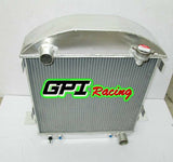 GPI 64mm ALUMINUM RADIATOR FOR FORD MODEL T BUCKET CHEVY ENGINE 1917-1927 AT 1917 1918 1919 1920 1921 1922 1923 1924 1925 1926 1927