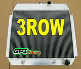 GPI 3 ROW 64MM Aluminum Radiator for 1951-1954 CHEVY W/COOLER  1951 1952 1953 1954