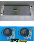 GPI Custom Radiator +FAN for 62MM 1988-2004 1988 1989 1990 1991 1992 1993 1994 1995 1996 1997 1998 1999 2000 2001 2002 2003 2004 LOTUS Esprit S4/SE/S4s/ V8/GT / GT3