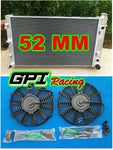 GPI aluminum radiator +2 × fans for 2004-2006 Holden Commodore VZ GEN3 LS1 GEN4 LS2 SS V8  AT/MT 2004 2005 2006