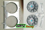 GPI Aluminum shroud &Fan FOR Nissan GQ PATROL Y60 4.2L Petrol TB42S TB42E 87-98 MT 1987 1988 1989 1990 1991 1992 1993 1994 1995 1996 1997 1998