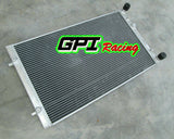 GPI ALUMINUM RADIATOR &FAN 1999-2002 Volkswagen Golf MT Turbo MK4 Dual Pass 1999 2000 2001 2002