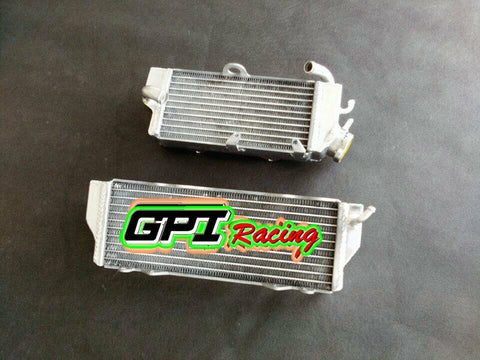 ALUMINUM RADIATOR FOR HM CRM F125X DERAPAGE RR 4T 2010-2017 2010 2011 2012 2013 2014 2015 2016 2017