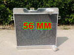 56mm custom aluminum radiator +FAN for ALFA ROMEO GT 1972-1977 1972 1973 1974 1975 1976 1977 Manual