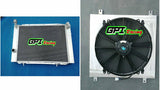 GPI Aluminum Radiator +shroud + fan for 1979-1986 Holden Commodore VB VC VH VK V8  MT 1979 1980 1981 1982 1983 1984 1985 1986