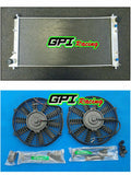 GPI Alloy Aluminum Radiator & Fans for 1994-1998 Ford Probe ST/SU/SV V6 2.5L 1994 1995 1996 1997 1998