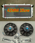 GPI Aluminum Radiator +FANS for 1990-1997 For Toyota MR2 SW20 3SGTE MT 1990 1991 1992 1993 1994 1995 1996 1997