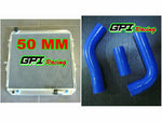 GPI 50MM GPI aluminum radiator For Toyota Surf Hilux 2.4/2.0 LN130  AT/MT & hose