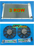 GPI 3ROWS 1967-72 CHEVY C/K Series Pickup Trucks Aluminum RADIATOR +fan for 1967-1972 1967 1968 1969 1970 1971 1972