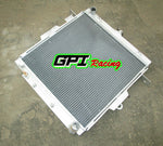 GPI Aluminum Radiator +Shroud +Fan Fits Toyota Land Cruiser HZJ70/HZJ73/HZJ77 1HZ 4.2L DIESEL