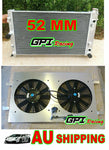 GPI aluminum radiator &SHROUD +FAN for 2004-2006 Holden Commodore VZ GEN3 LS1 GEN4 LS2 SS V8 AT/MT 2004 2005 2006