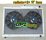 GPI Aluminum Radiator & FAN for Nissan Skyline R33 R34 GTR GTST RB25DET MT   1993 1994 1995 1996 1997 1998 1999 2000 2001 2002 2003 2004 2005 2006