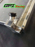 GPI 3 ROWS for 62MM FIT 1961 1962 61 62 Chevrolet Corvette Aluminum Radiator