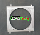 GPI Aluminum Radiator shroud + fan fits  1979-1986 Holden Commodore VB VC VH VK V8 1979 1980 1981 1982 1983 1984 1985 1986