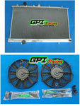 GPI Aluminum Radiator &Fans for Mitsubishi Lancer EVO 4 5 6 IV V VI 1996-2001 1996 1997 1998 1999 2000 2001 Manual