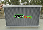 GPI 52MM NEW aluminum radiator &２× FANS for Nissan S13 CA18DET CA18  1.8L Turbo 1988-1994 1988 1989 1990 1991 1992 1993 1994