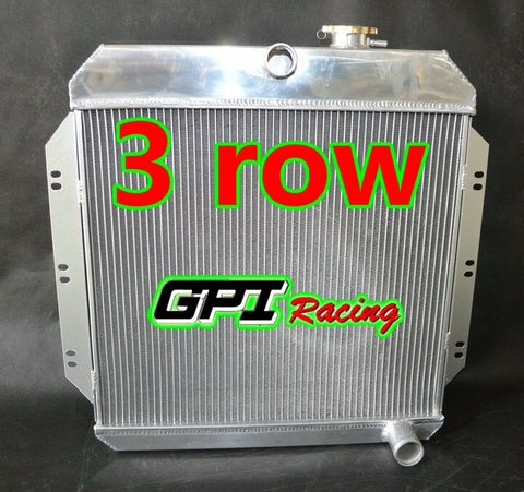 GPI ALUMINUM RADIATOR for 1960 1961 1962 C/K Chevy Apache Pickup Truck/C10 Manual/ MT