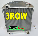 GPI 64mm ALUMINUM RADIATOR FOR FORD MODEL T BUCKET CHEVY ENGINE 1917-1927 AT 1917 1918 1919 1920 1921 1922 1923 1924 1925 1926 1927