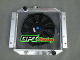 GPI Aluminum Radiator & fan for Ford Escort 1971-1980 AT/MT Automatic/Manual 72 73 1971 1972 1973 1974 1975 1976 1977 1978 1979 1980