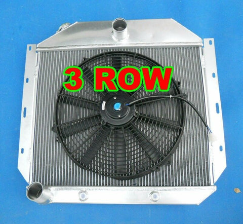 ALUMINUM Radiator &fan FOR 1951-1957 International Harvester Truck  1951 1952 1953 1954 1955 1956 1957