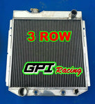 GPI 3Row Aluminum Radiator & FAN for FORD Mustang V8 ENGINE 5.0L 1964-1966 64 65 66