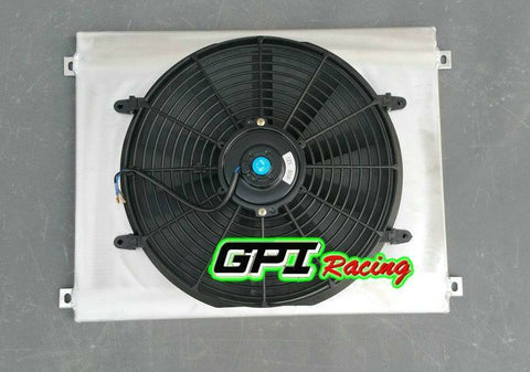 GPI Aluminum radiator Shroud & fan For Holden V8 Commodore VG VL VN VP VR VS AT/MT 1988 1989 1990 1991 1992 1993 1994 1995 1996 1997 1998 1999 2000